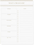 Graphique Large Magnetic Notepad, 6” x 8”–Front Says, “What’s by GraphiquedeFrance