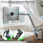 Jakeko Strong Magnetic Portable Monitor Desk Clamp - 75mm VESA Mount 4.7" 12.9" - Image 4