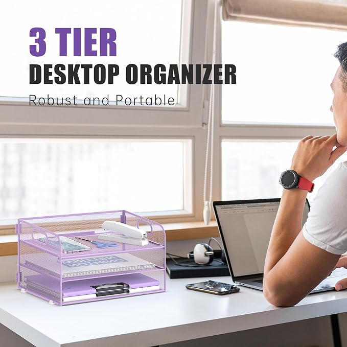 Daltack 3-Tier Paper Organizer - Image 2