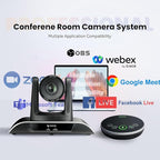 TONGVEO All-in-One Conference Room Video Camera System Al Auto-Tracking HD1080P - Image 7