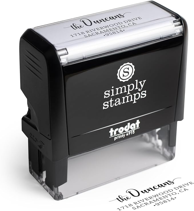 The Duncans Personalized Self-Inking Address Stamp | Envelope Return Address - Image 2