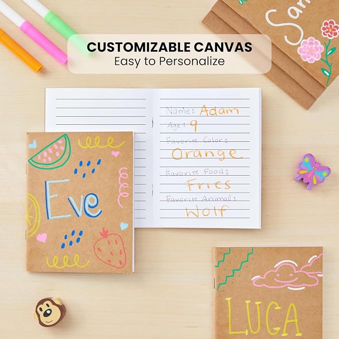 Paper Junkie Notebooks Bulk, 48 Lined Pages, 4 x 6 in Mini Journals - Image 2