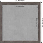 Amanti Art Grey Framed Magnetic Board 27x27 Medium Vision Board - Image 3
