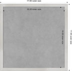 Amanti Art Silver Framed Magnetic Board 17x17 Small Vision Board - Image 4