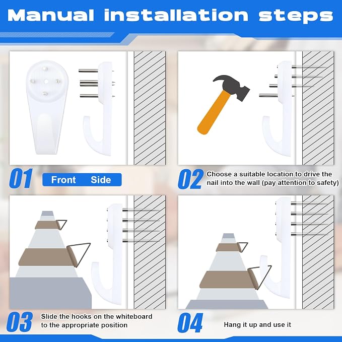 Lincia Make Ready Maintenance/Repairs Dry Erase Whiteboard Magnetic Dry Erase - Image 6