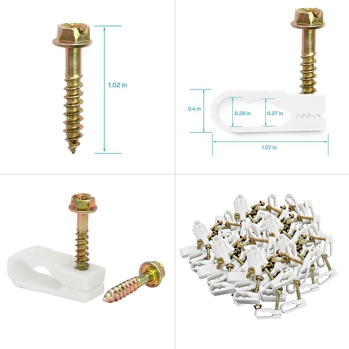 STEREN Coaxial Cable Clips - Image 8