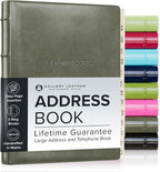 Gallery Leather Large Address Book by GalleryLeather