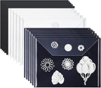 20PCS/Set 10 PCS 0.5mm Thickness Magnetic Sheets and 10PCS 7x5inch Clear by Briartw