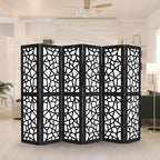 VINGLI 70'' H Room Divider, Non-Woven Fabric Privacy Screen, Indoor Partition - Image 8