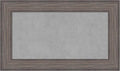 Amanti Art Grey Framed Magnetic Board 17x29 Small Vision Board by AmantiArt