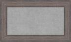 Amanti Art Grey Framed Magnetic Board 17x29 Small Vision Board by AmantiArt