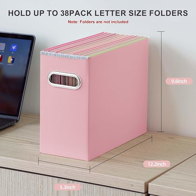 Oterri Cardboard File Organizer Box - Image 2