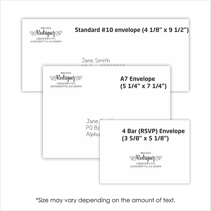 PrettySweetParty Self Inking Return Address Stamp - Image 6
