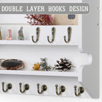 Mutsault Key Holder for Wall, Mail Organizer Wall Mounted - Image 4