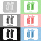 VZZNN 60 Pack Adhesive Pen Holder Clips, Colorful Silicone Pencil Holders - Image 2