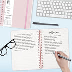 Lined Spiral Journal Notebook, B5 Spiral Notebook, 7.8''×10'' Journaling - Image 3