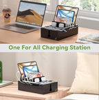 Pezin & Hulin Bamboo Charging Station, Electronic Devices Organizer - Image 8