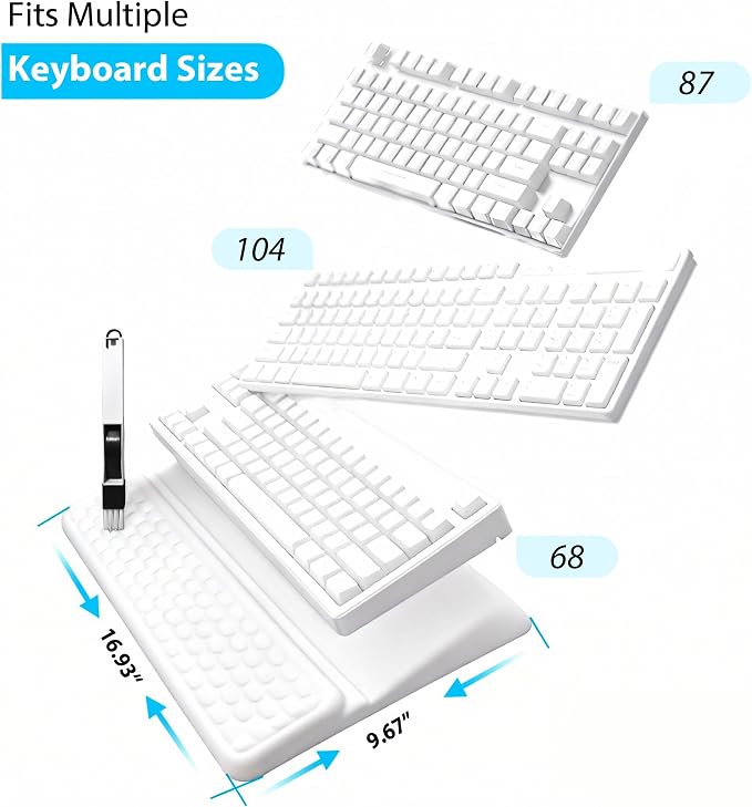 Wrist Rest for Keyboard, Ergonomic Keyboard Stand - Image 4