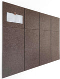 DECORITA Felt Wall Tiles | Large Cork Board Alternative | Aesthetic Felt by DesignerManufacturerofInnovativeBulletinBoardSolutionsforHomeOffice