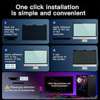 2 Pack Magnetic Hanging Computer Privacy Screen 21.5 Inch - Image 7