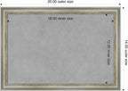 Amanti Art Silver Framed Magnetic Board 14x20 Small Vision Board - Image 3