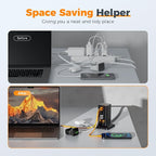 Charging Station PD 100W, TESSAN 9-in-1 USB C Power Strip - Image 5