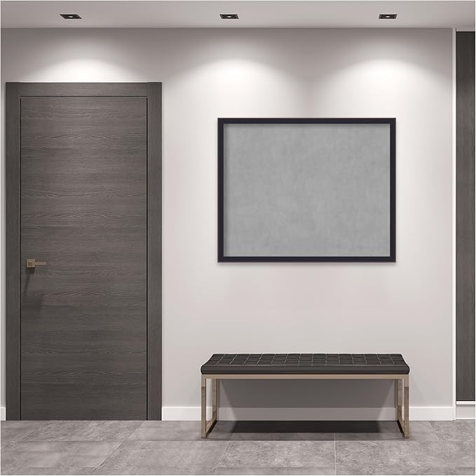 Amanti Art Black Framed Magnetic Board 35x43 X-Large Vision Board - Image 6