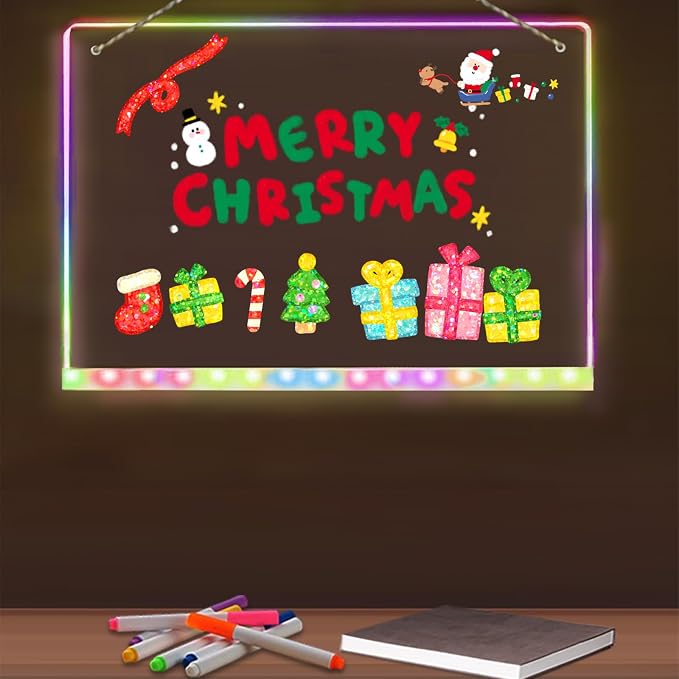 SetGame LED Drawing Board for Kids, 16 Inch Doodle LED Note Boards - Image 6