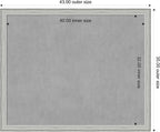 Amanti Art Silver Framed Magnetic Board 35x43 X-Large Vision Board - Image 4