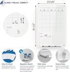 Audio-Visual Direct Magnetic Weekly Planner Dry-Erase Board - Image 3