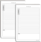 TO DO List Notepads Planner Pads. ToDo Checklist w/Priority & Note Sections. by LifeCharge