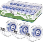 JEFURE 18 Pcs Transparent Tape by JEFURE