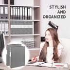 Henoyso 36 Pcs 3 Ring Binder 0.5 Inch Round Fits Letter Size 8.5'' x 11'' Paper - Image 5