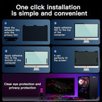 2 Pack Magnetic Hanging Computer Privacy Screen 32 Inch - Image 8