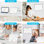 White Board Dry Erase Calendar Planner, Weekly Monthly Magnetic Schedule-Board - Image 6