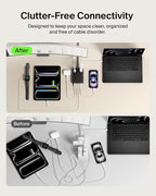 Belkin 2-Outlet GaN Charging Station 140W, USB C Charger w/ 2X AC Outlets - Image 5