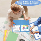 Two Pocket Folders, RAZCC 50 Pack File Folders - Image 7