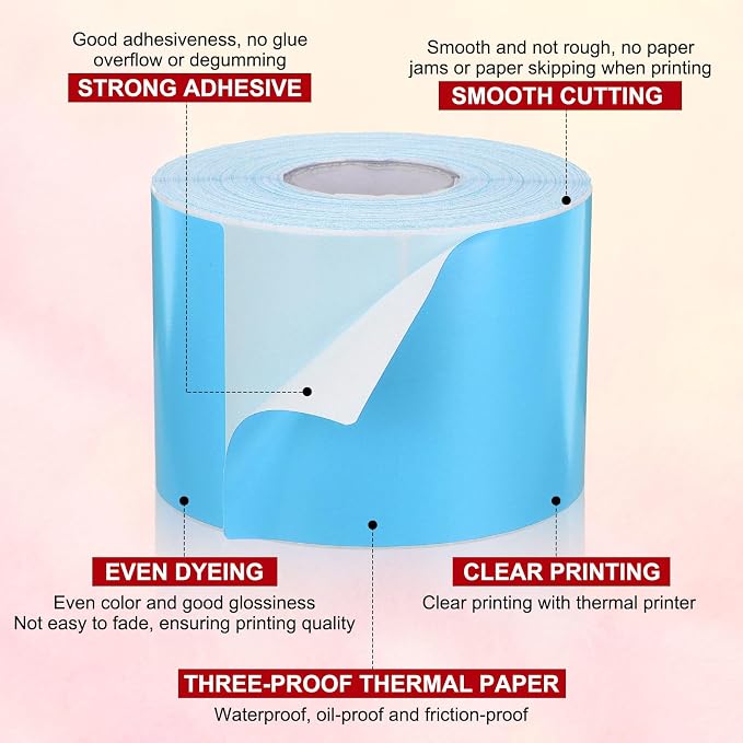PATIKIL 3 x 5 Inch Rectangle Inventory Color Coding Labels 1 Roll, Square - Image 3