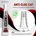 B7000 Rhinestone Glue Clear 15 PCS 15ml – Strong Transparent No Trace Jewelry - Image 6
