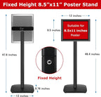 VAIIGO Heavy Duty Sign Holder Stand 8.5x11 Inch - Image 3