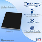 Premium Black 12x12 Cardstock - Image 2