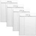 Better Office Products Activity Log Notepad, 8.5" x 11", Planning Note Pad by BetterOfficeProducts