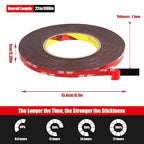 Double Sided Tape Heavy Duty, Waterproof Mounting Foam Tape, 73ft Length - Image 7