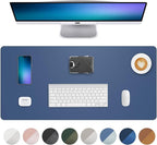 Non-Slip Desk Pad, Mouse Pad, Waterproof PVC Leather Desk Table Protector by AFIING