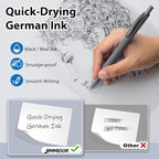 JIMMIDDA Pens Bulk, 52 Pack Ballpoint Black & Blue Ink, 1.0MM Medium Point Bluk - Image 3