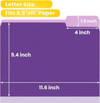 SUNEE File Folders, 30 Pack Manilla Folders 8.5 x 11, Colored File Folders Home - Image 3