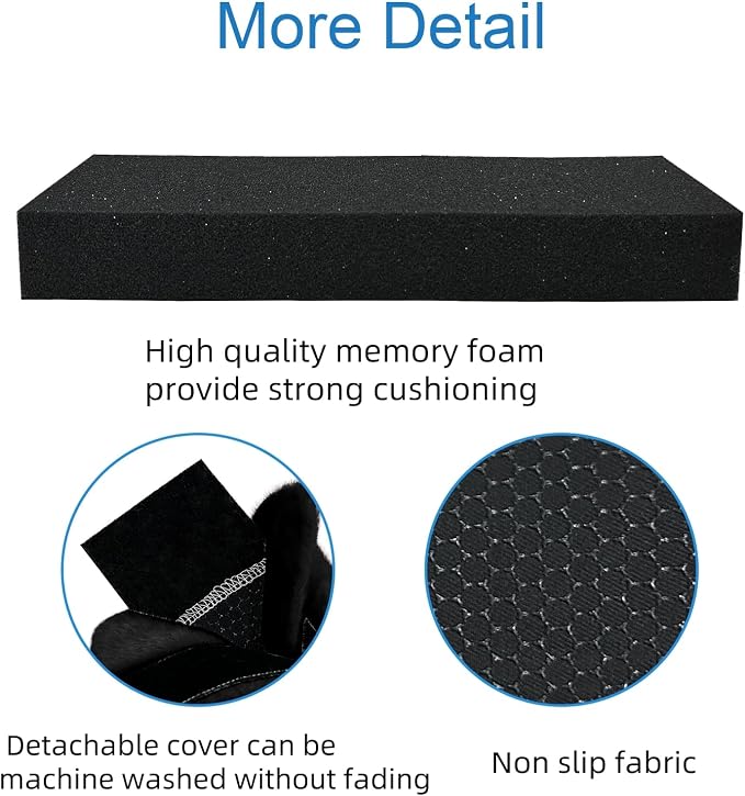 SPRING SEAON Wheelchair Armrest Covers 2 Pack Soft Memory Foam Wheelchair - Image 5