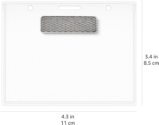 Amazon Basics Horizontal Magnetic Name Badge Holder - Image 4