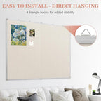 AMUSIGHT Double-Sided Large Cork Board - Image 5