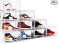 KDOR Shoe Box Clear Plastic Stackable by KDOR